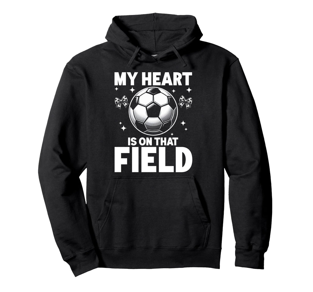 My Heart Is That Field Soccer Season Hoodie - Custom Art Print for Adults