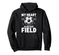 My Heart Is That Field Soccer Season Hoodie - Custom Art Print for Adults