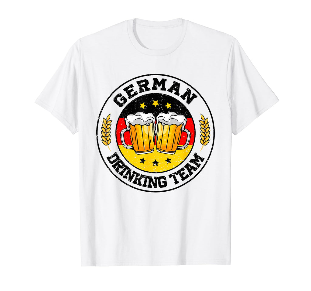 German Drinking Team Germany Flag T-Shirt - Aesthetic Graphic Men Women