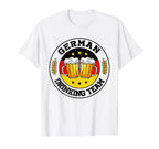 German Drinking Team Germany Flag T-Shirt - Aesthetic Graphic Men Women