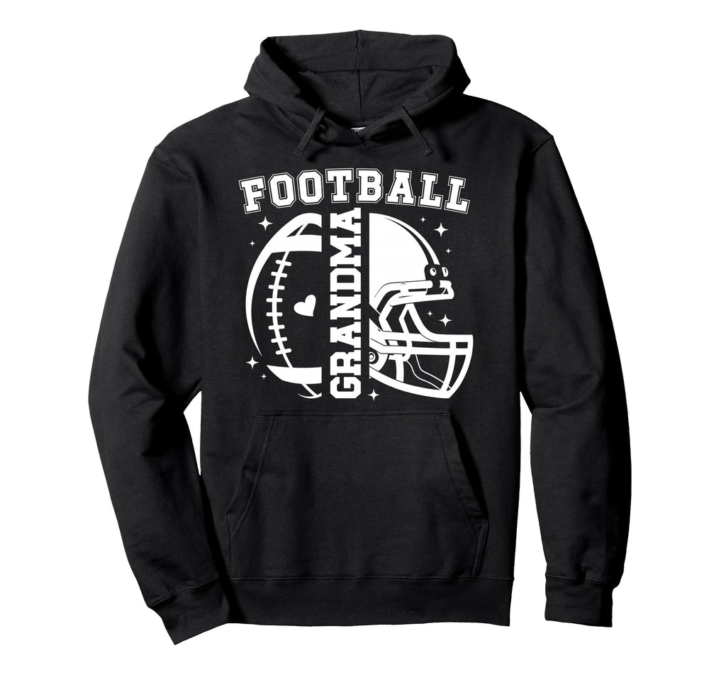 Football Grandma Football Player Grandmother Hoodie - Graphic Print Unisex