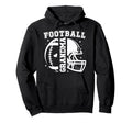 Football Grandma Football Player Grandmother Hoodie - Graphic Print Unisex