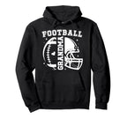 Football Grandma Football Player Grandmother Hoodie - Graphic Print Unisex