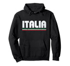 Italia Distressed Italy Hoodie - Casual Everyday Wear Men Women