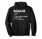 Goalie Position Soccer Football Hoodie - Fun Novelty Design Men Women