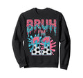 Soccer Bruh Im 11 Years Old Ice Sweatshirt - Aesthetic Graphic Men Women