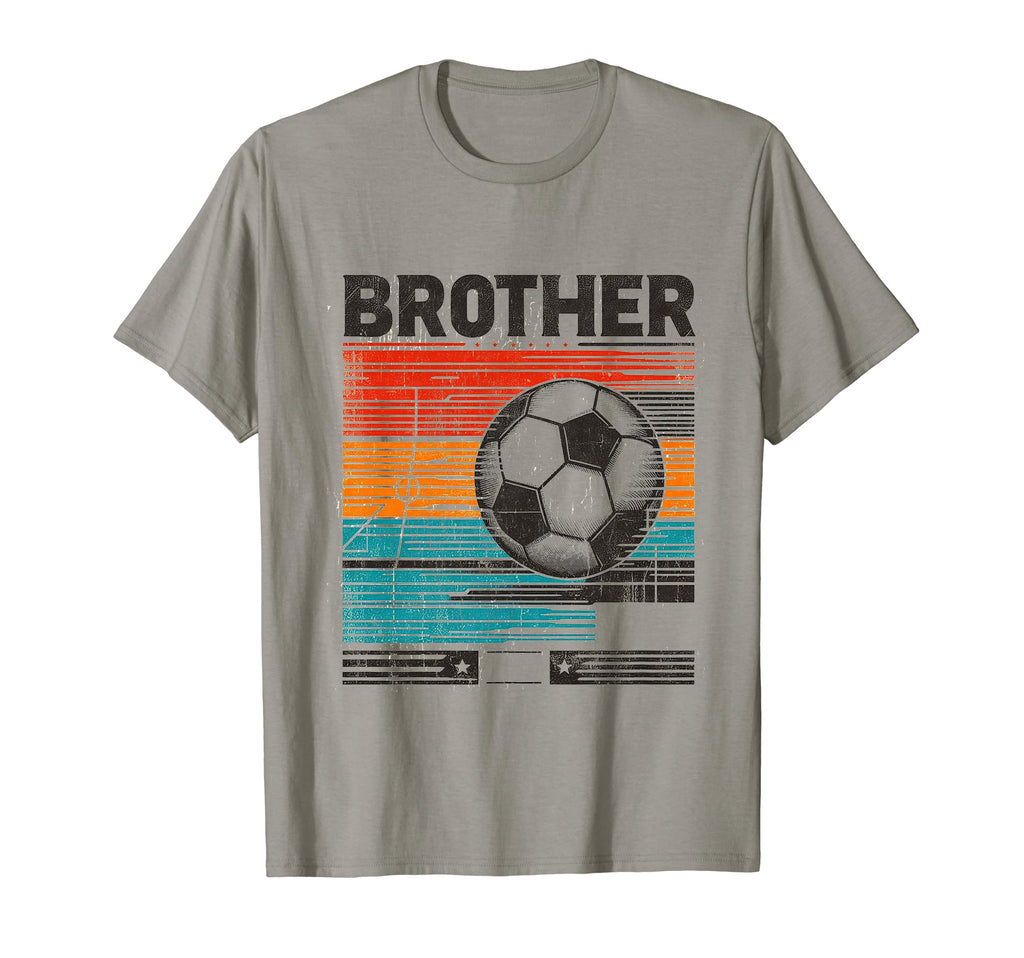 Soccer Brother Family Matching Team T-Shirt - Novelty Apparel for Adults