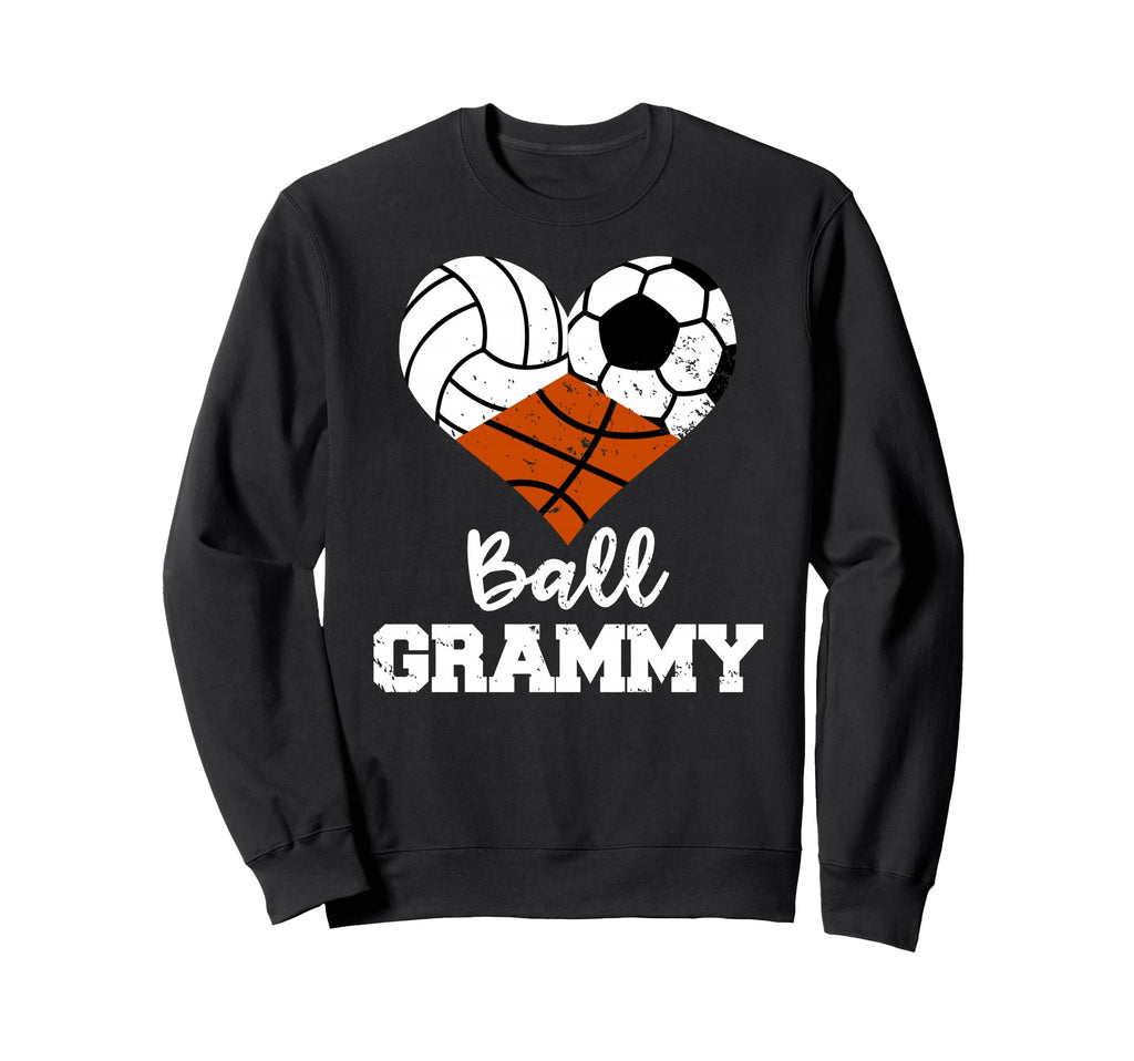 Ball Grammy Heart Funny Volleyball Sweatshirt - Custom Art Print Unisex