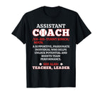 Baseball Assistant Coach Noun T-Shirt - Streetwear Style for Adults
