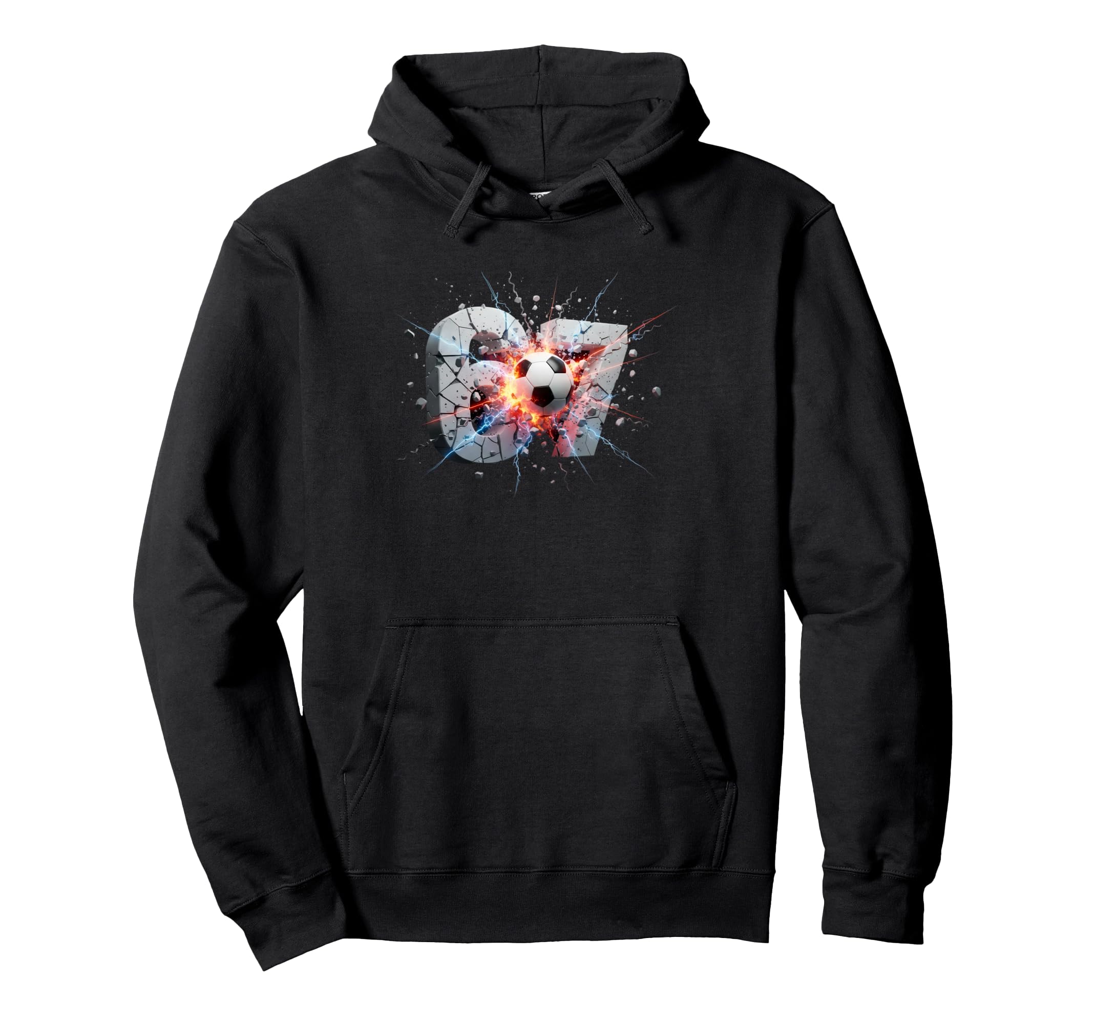 Soccer Player Soccer Lover 67 Meme Hoodie - Casual Everyday Wear Unisex