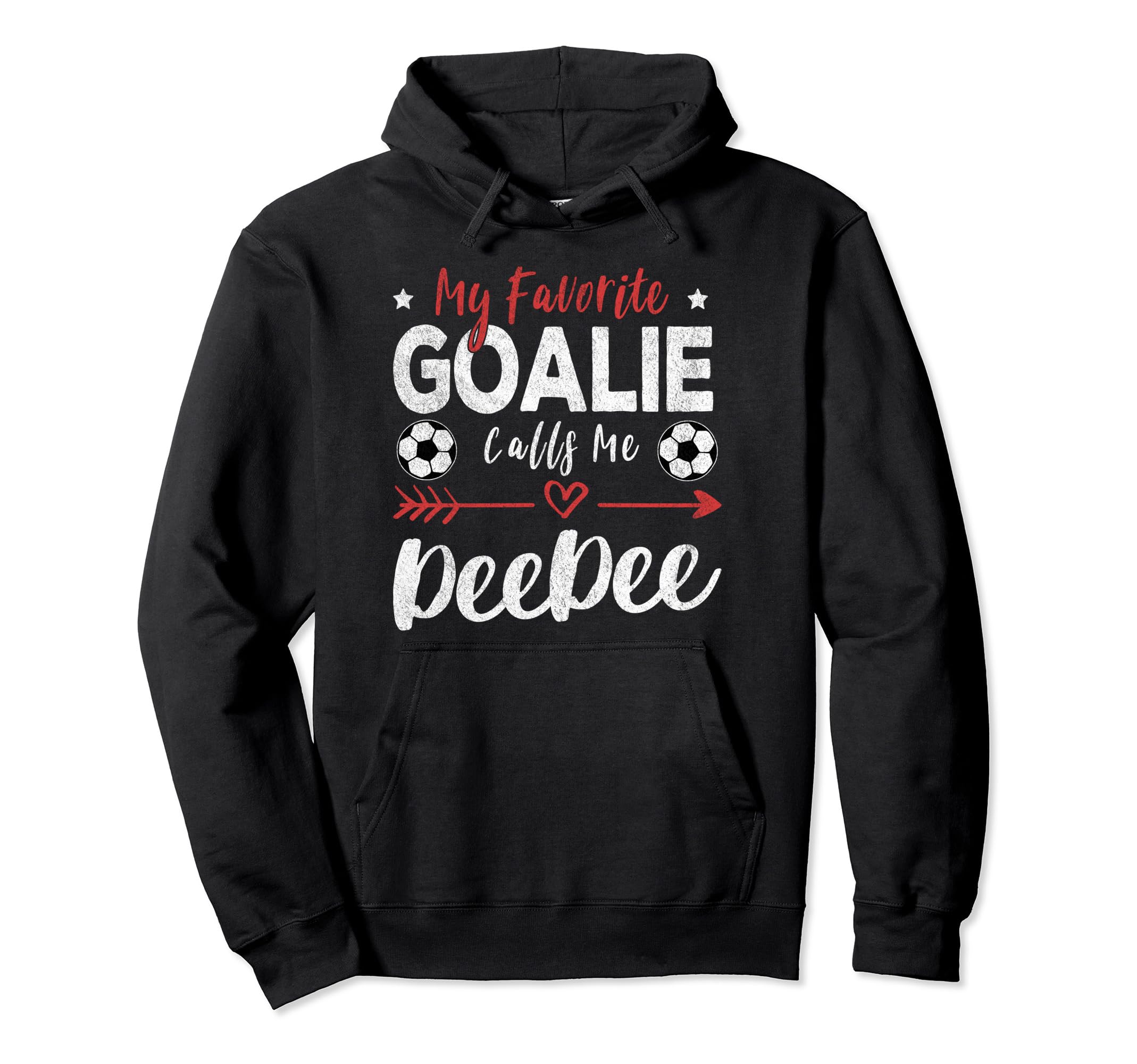 My Favorite Goalie Calls Me Deedee Hoodie - Aesthetic Graphic for Adults