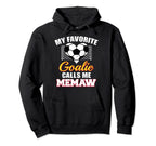 My Favorite Goalie Calls Me Memaw Hoodie - Aesthetic Graphic Men Women