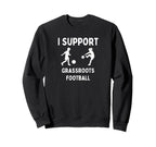 Football Soccer Support Sweatshirt - Casual Everyday Wear for Adults