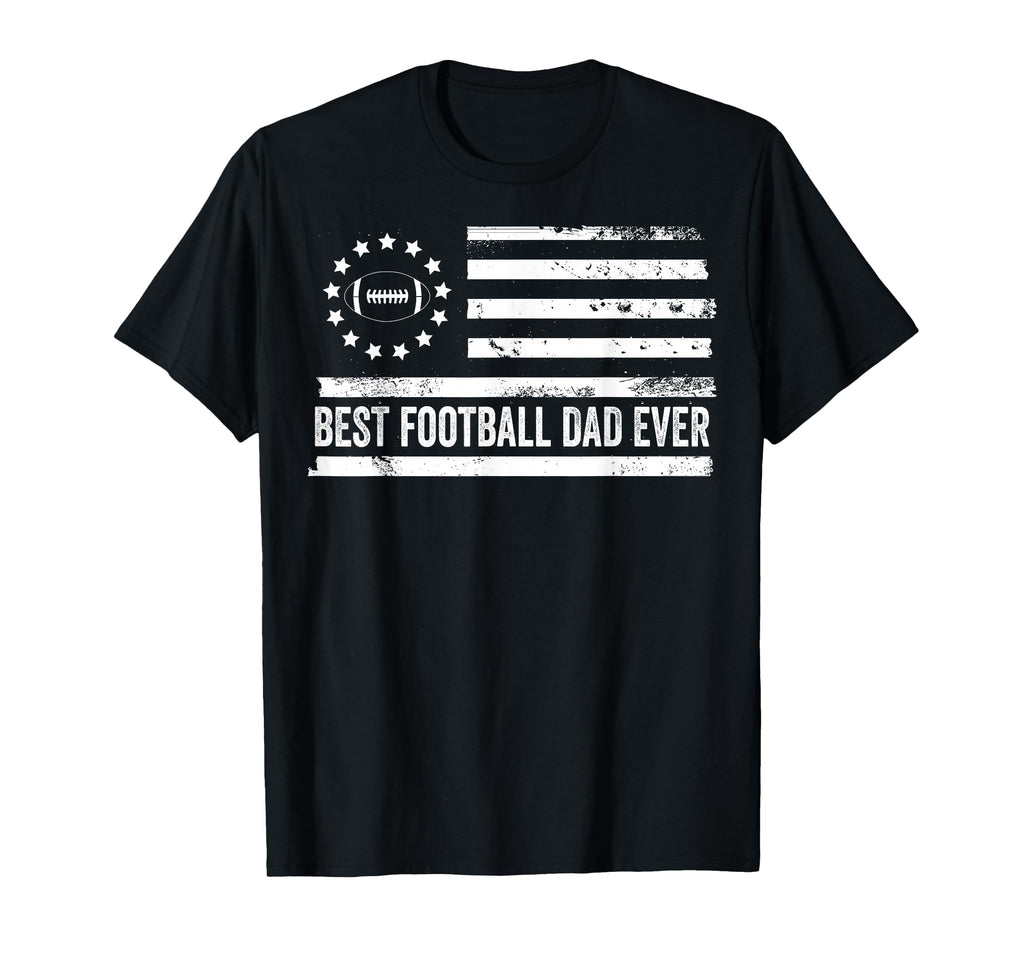 Football Coach Us American Flag Patriotic T-Shirt - Minimalist Print Unisex
