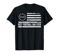 Football Coach Us American Flag Patriotic T-Shirt - Minimalist Print Unisex