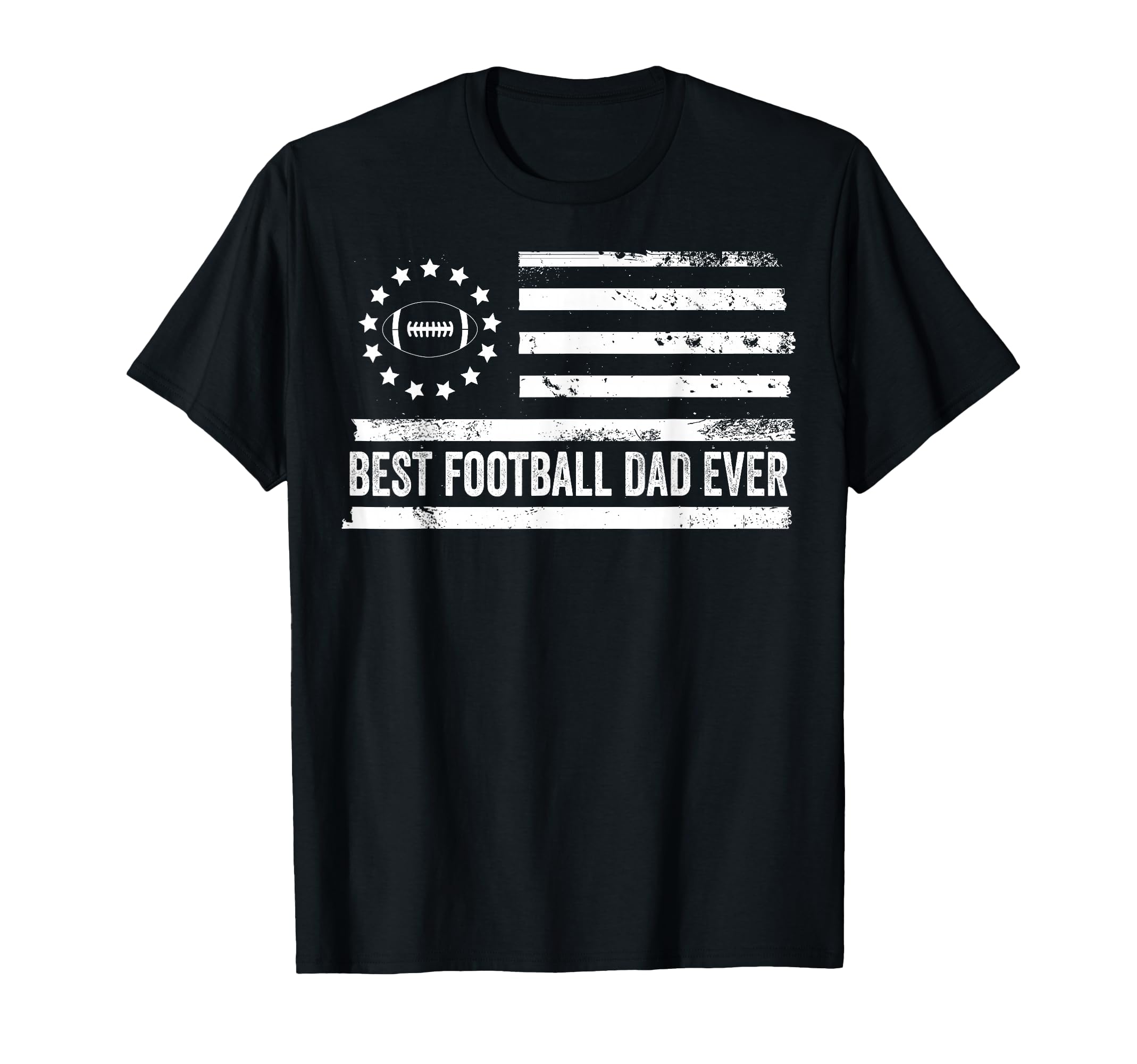 Football Coach Us American Flag Patriotic T-Shirt - Minimalist Print Unisex