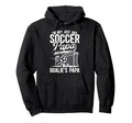 Im Soccer Goalie Papa Soccer Hoodie - Minimalist Print for Adults