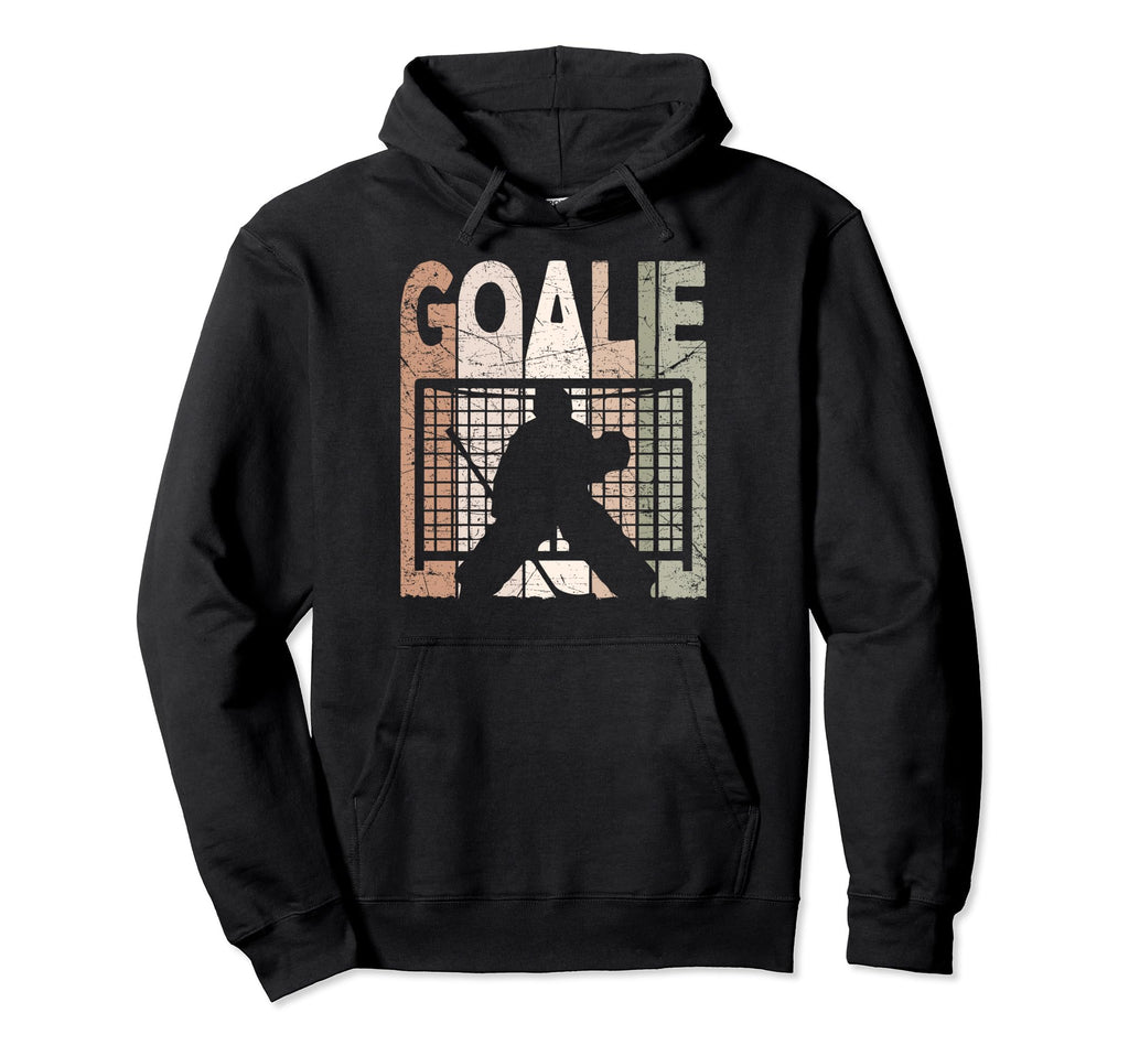 Ice Hockey Goalie Ice Hockey Goalkeeper Hoodie - Graphic Print for Adults