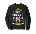 Soccer Elf Funny Family Soccer Sweatshirt - Trendy Graphic Unisex