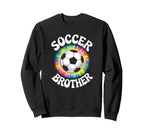 Soccer Brother Tie Dye Spirit Sweatshirt - Novelty Apparel for Adults