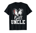 Ball Uncle Heart Baseball Soccer Ball Hoodie - Custom Art Print Men Women