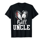 Ball Uncle Heart Baseball Soccer Ball Hoodie - Custom Art Print Men Women