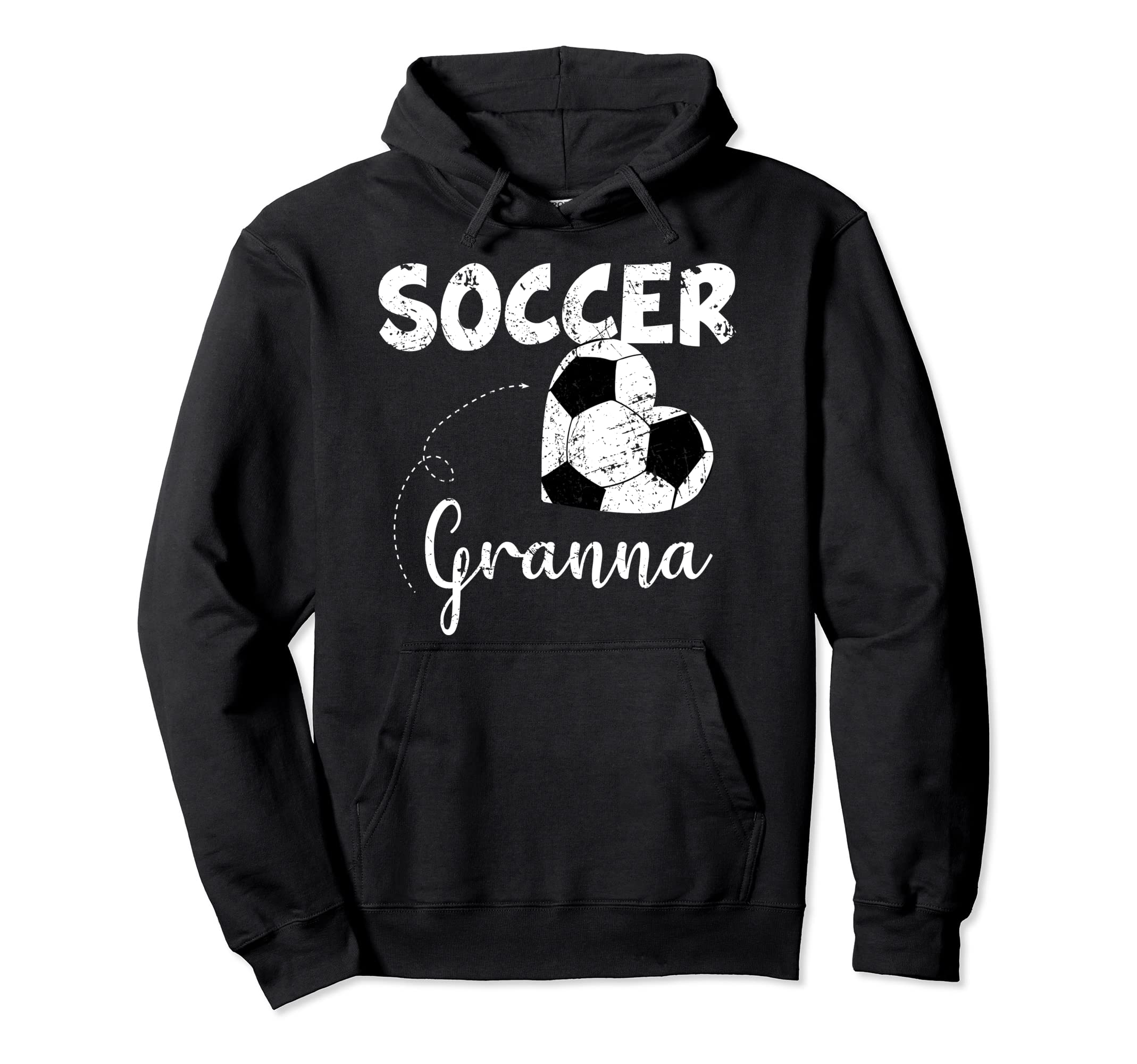 Soccer Heart Soccer Granna Hoodie - Custom Art Print Men Women