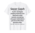 Soccer Coach Funny Gifts T-Shirt - Custom Art Print for Adults