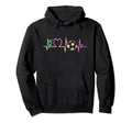 Soccer Heartbeat Tie Dye Heart Soccer Hoodie - Novelty Apparel Men Women