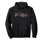 Soccer Heartbeat Tie Dye Heart Soccer Hoodie - Novelty Apparel Men Women