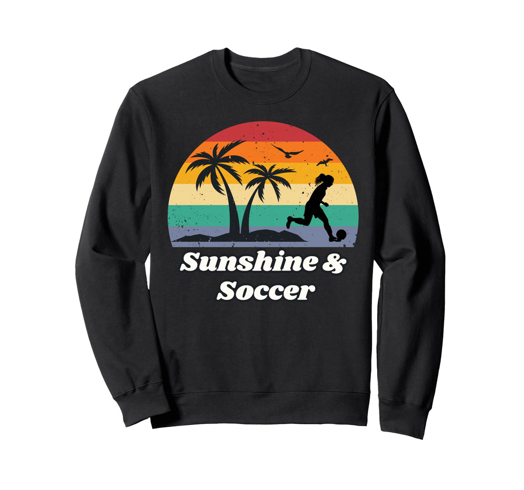 Sunshine Soccer Gear Soccer Player Sweatshirt - Unique Graphic Unisex