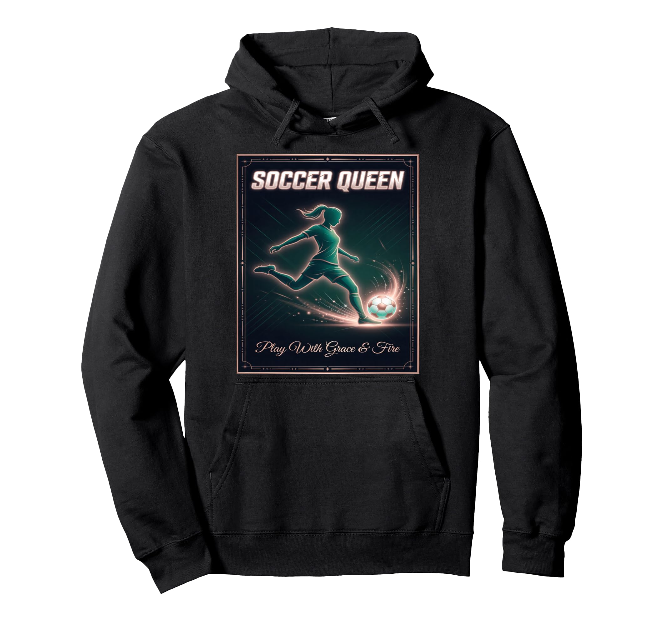 Football Soccer 90 Minutes Strong Hoodie - Casual Everyday Wear Unisex
