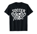 Heart Soccer Mama Checkered Soccer Mom T-Shirt - Trendy Graphic Men Women