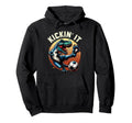 T Rex Dinosaur Soccer Player Ball Hoodie - Fun Novelty Design Unisex