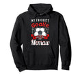 My Favorite Goalie Calls Me Memaw Soccer Hoodie - Unique Graphic Unisex