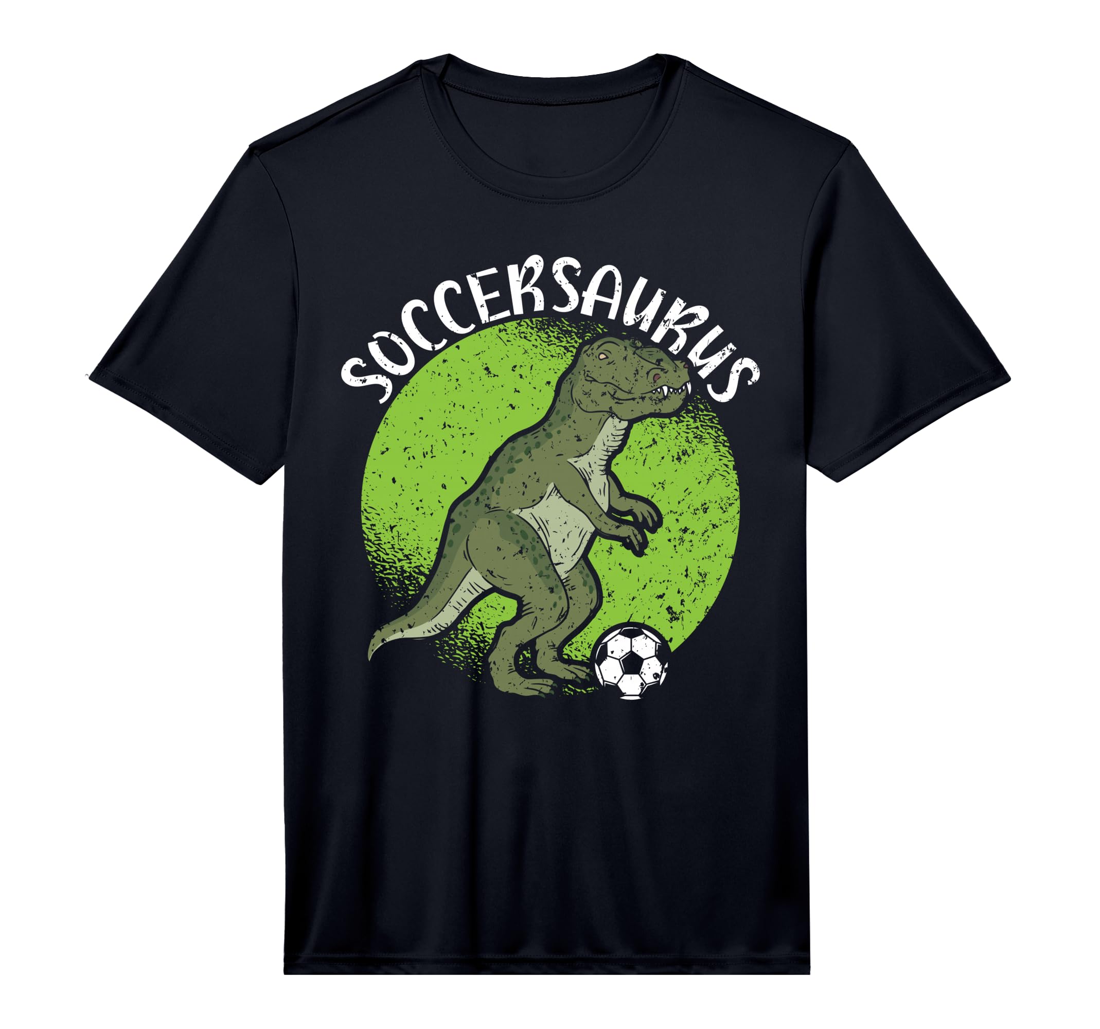 Soccersaurus Dinosaur Goalkeeper Sport T-Shirt - Fun Novelty Design Unisex