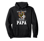 My Favorite Soccer Player Calls Me Papa Hoodie - Graphic Print for Adults