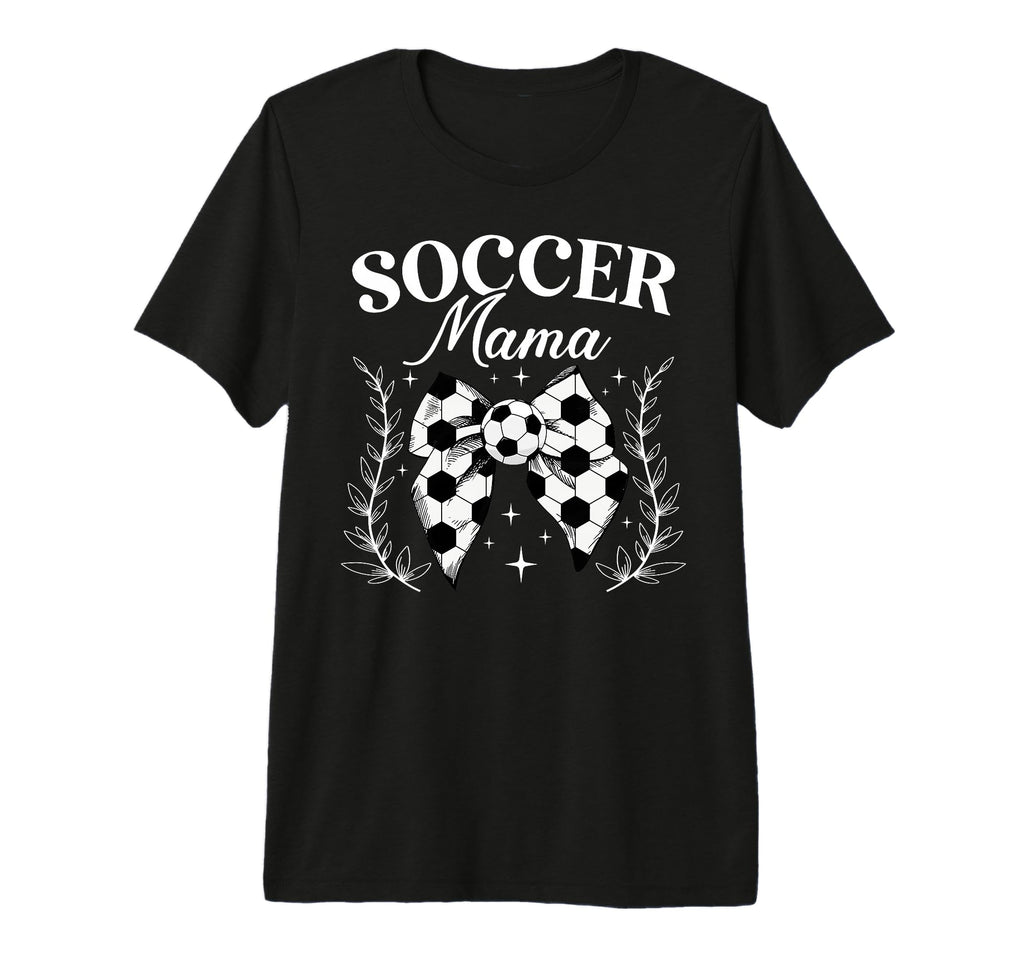 Soccer Mama Coquette Soccer Mom T-Shirt - Novelty Apparel for Adults