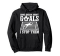 Goalie Soccer Player Goalkeeper Team Hoodie - Minimalist Print for Adults