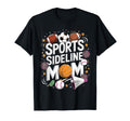 Happy Mama Sports Sideline Soccer T-Shirt - Graphic Print for Adults