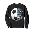 Funny Beast My Cleats Soccer Sweatshirt - Minimalist Print for Adults