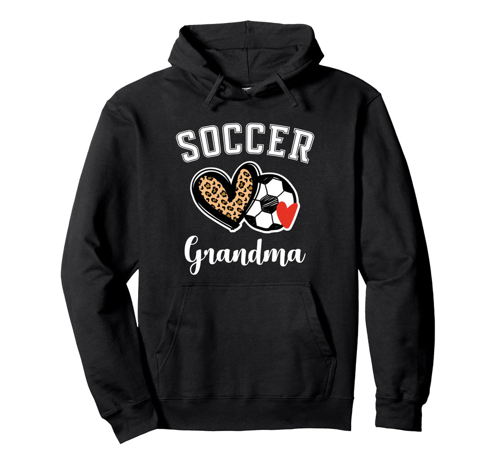Soccer Grandma Leopard Heart Hoodie - Streetwear Style Men Women