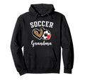 Soccer Grandma Leopard Heart Hoodie - Streetwear Style Men Women
