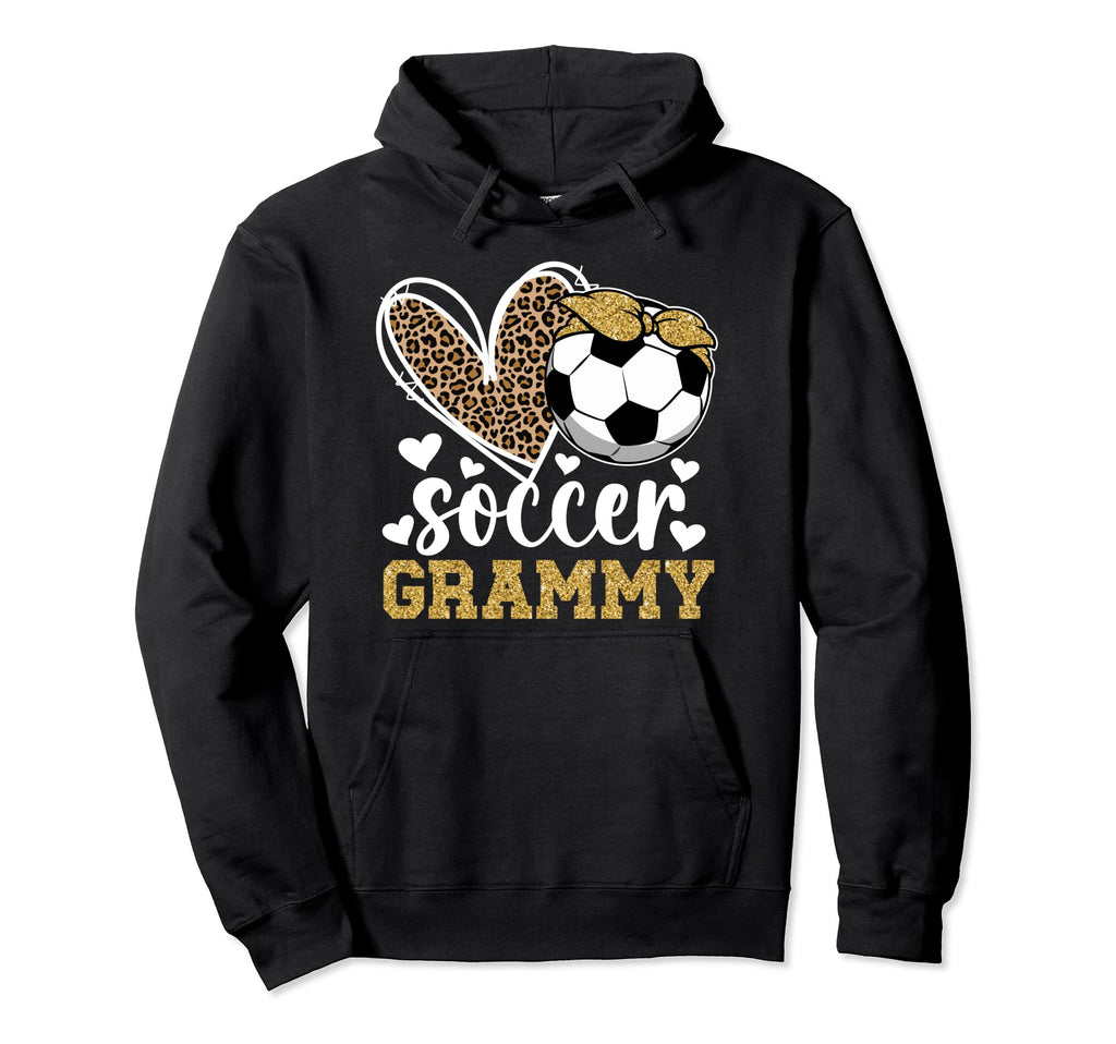 Soccer Grammy Heart Grandma Grammy Soccer Hoodie - Streetwear Style Unisex