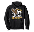 Soccer Grammy Heart Grandma Grammy Soccer Hoodie - Streetwear Style Unisex
