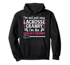 Im Lacrosse Goalie Granny Lacrosse Hoodie - Trendy Graphic Unisex