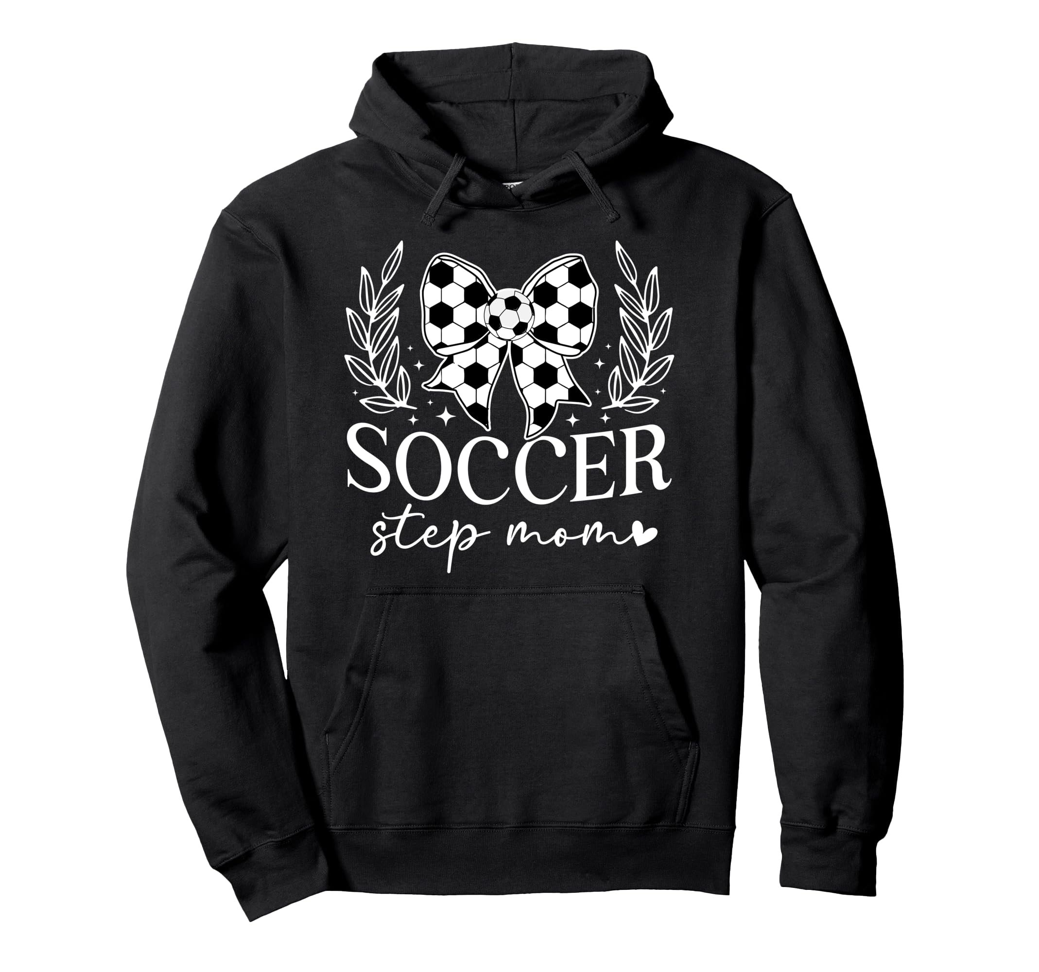 Soccer Step Mom Soccer Player Hoodie - Aesthetic Graphic for Adults