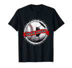 Funny Baseball Soccer Mom Ballers T-Shirt - Minimalist Print Men Women