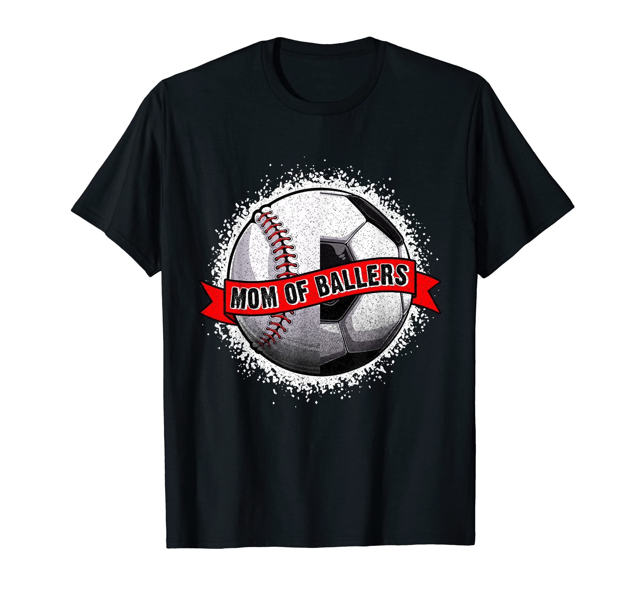Funny Baseball Soccer Mom Ballers T-Shirt - Minimalist Print Men Women