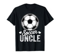 Funny Soccer Uncle Mothers Day T-Shirt - Minimalist Print for Adults
